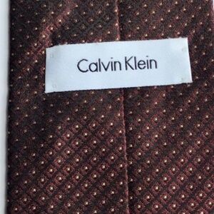 Calvin Klein classy maroon colour all silk Tie made in USA 🇺🇸